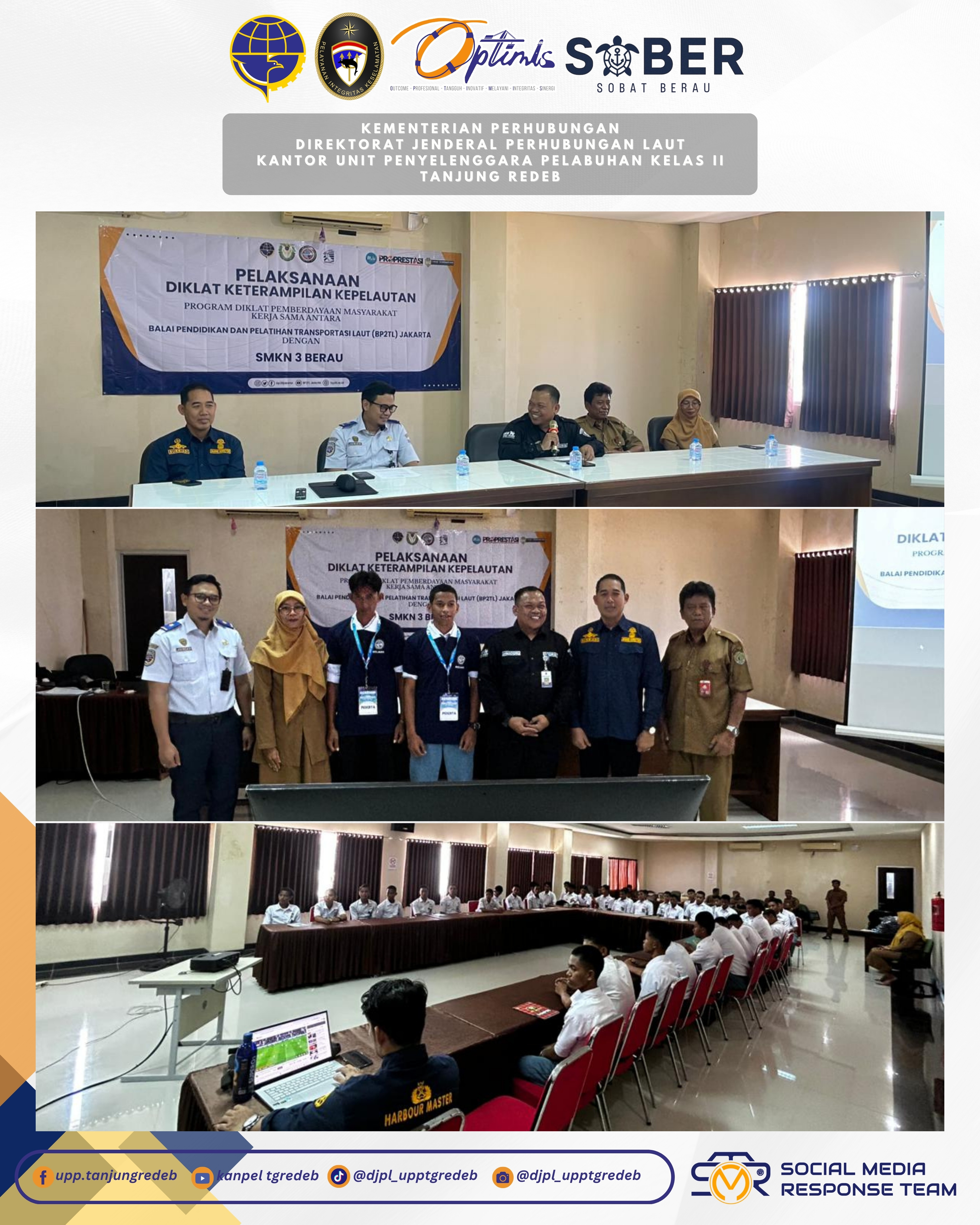 Menghadiri Diklat Pemberdayaan Masyarakat oleh SMK 3 Berau